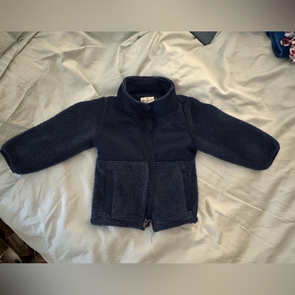 Navy Blue Fleece Jacket